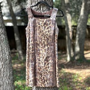 Vintage leopard print dress size 6
